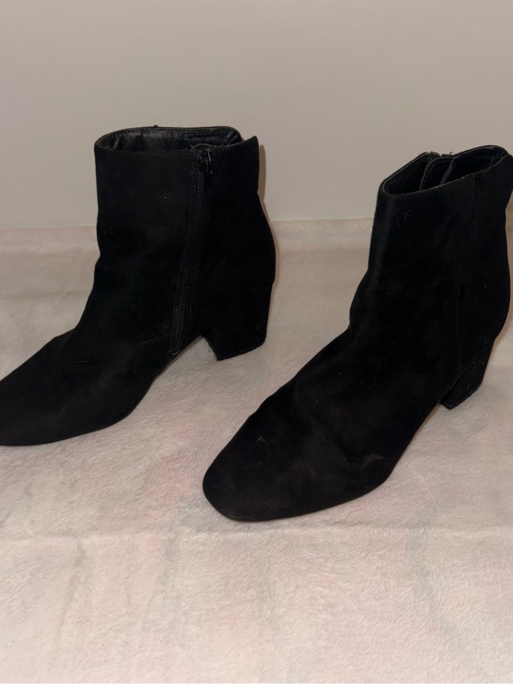 Chinese Laundry Black Heel Ankle Boots